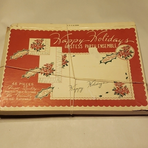 VINTAGE Holiday Hostess Party Ensemble - Picture 2 of 11